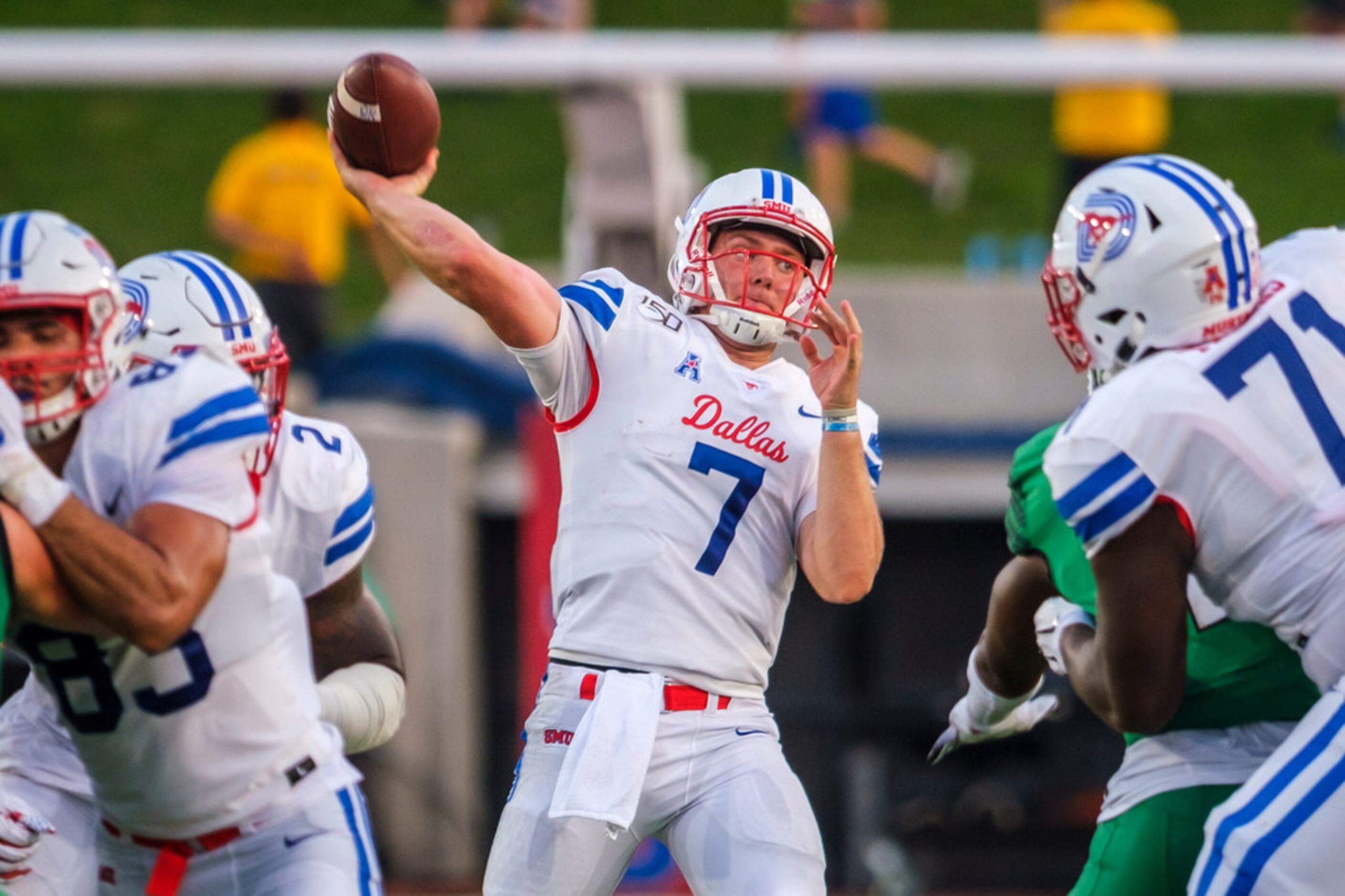 Football: Johnson, UNT defense preparing for SMU's Buechele