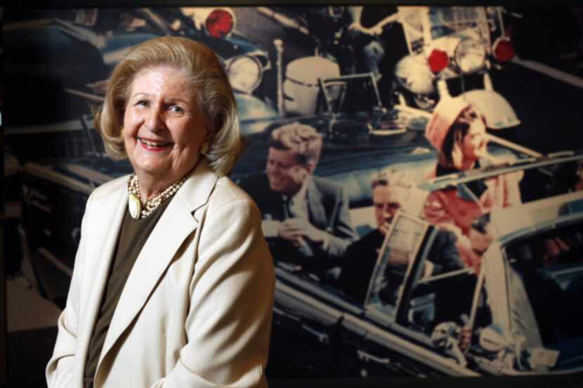 Lindalyn Adams, a civic volunteer and co-founder of The Sixth Floor Museum at Dealey Plaza,...