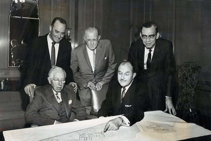 The Southwestern Medical Center Council officers elected in 1965 were: from left, seated,...