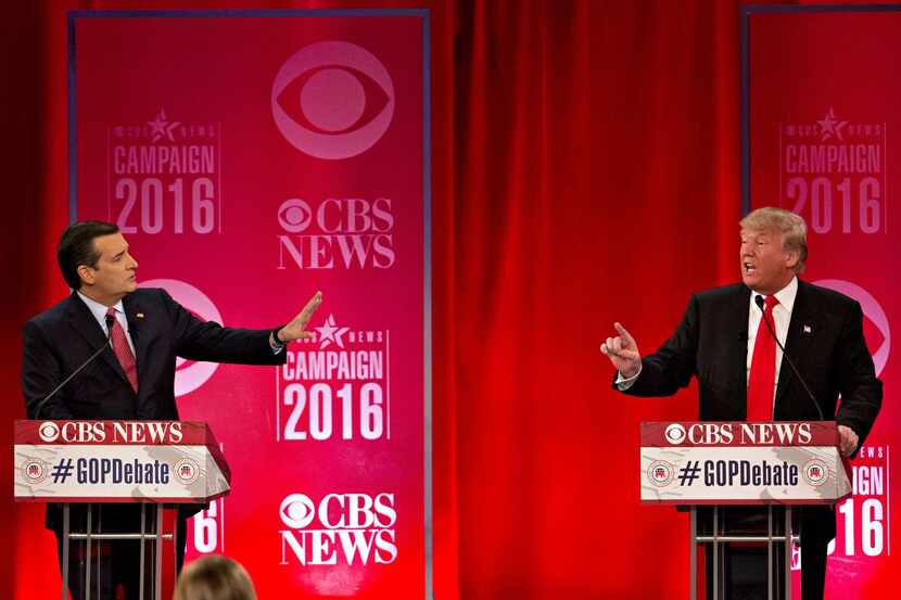 
Ted Cruz and Donald Trump squared off in a heated exchange during Saturday’s Republican...