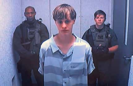  Dylann Roof appeared via video before a judge, in Charleston, S.C., onÂ Â June 19,...
