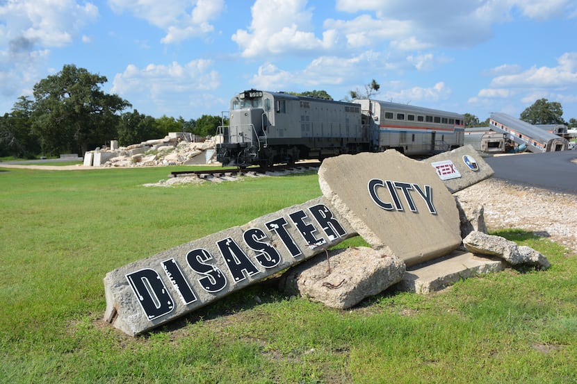 "Disaster City" is a 52-acre training facility in College Station designed to train search...