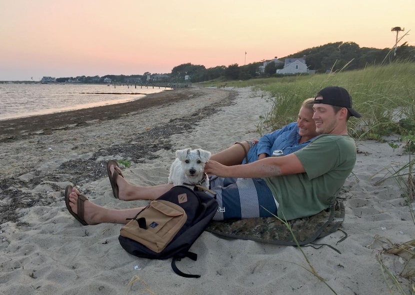 
The best thing about Hyannis is undoubtedly the beach, as this couple at Keyes Beach will...