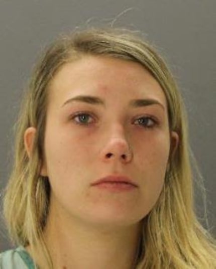 Laney Perry-Morgan, 21, was booked on a charge of intoxication assault with a vehicle. She...