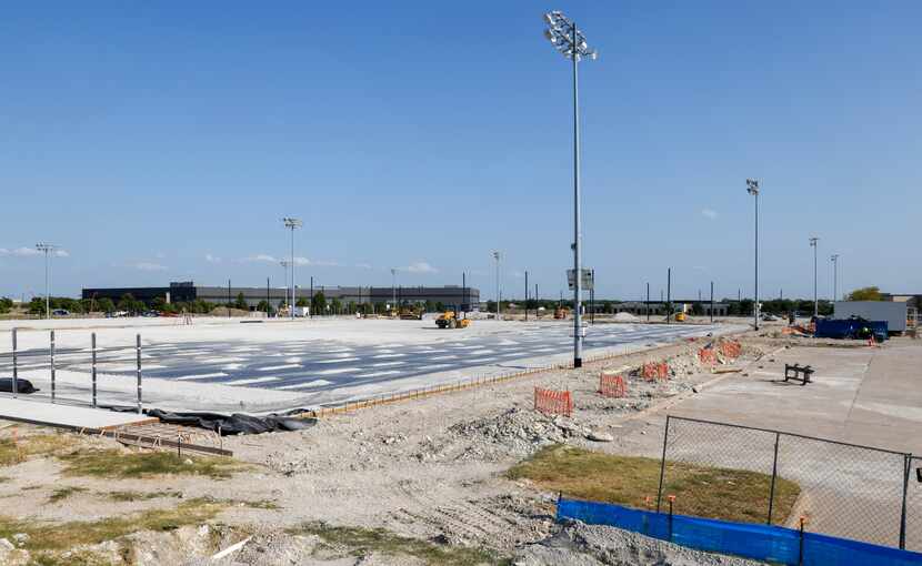 At the McKinney Soccer Complex at Craig Ranch, six of the 13 fields are being converted to...
