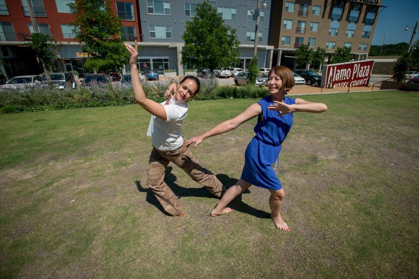 Marissa Marez (left) and Lori Sundeen Soderbergh, co-founders of the new Oak Cliff nonprofit...