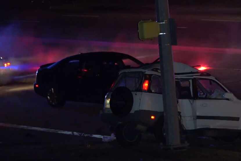 Police were called to the scene of a crash early Thursday morning at the intersection of...