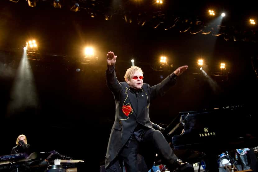 November 13, 2010: Elton John performs at the Fort Worth Convention Center.