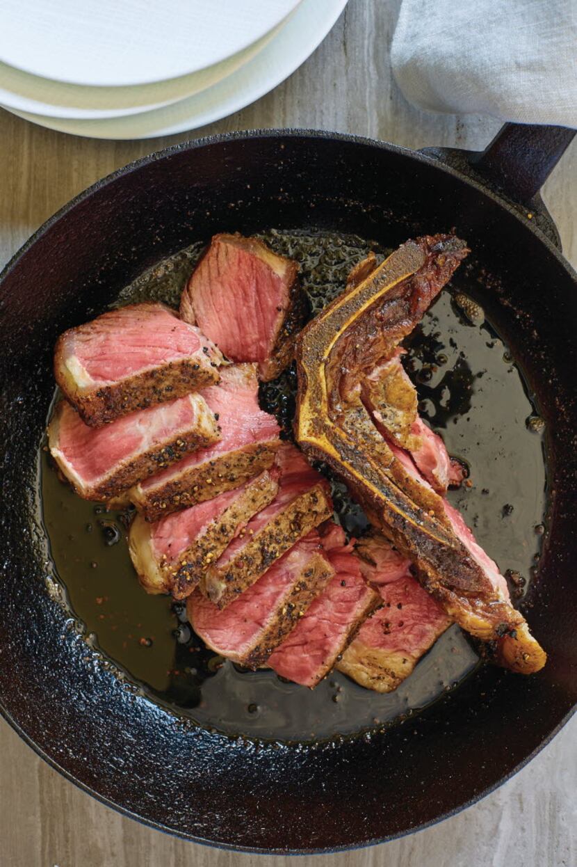 Steak in 'Knife: Texas Steakhouse Meals at Home,' by John Tesar and Jordan Mackay