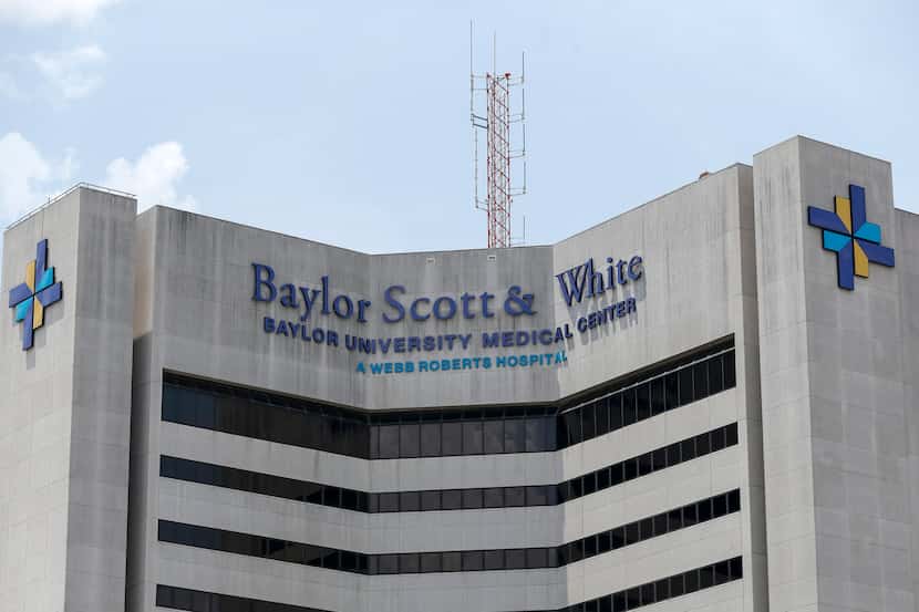 Baylor University Medical Center on Wednesday, July 28, 2021, in Dallas. Baylor Scott &...