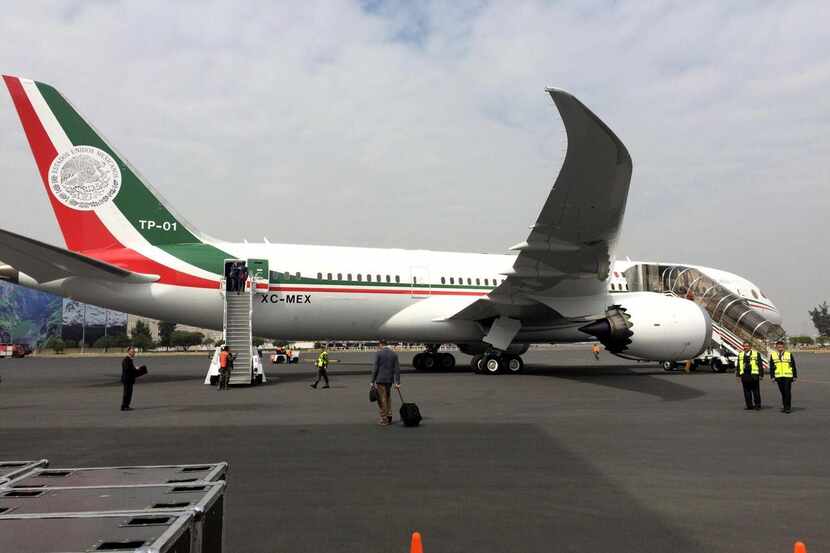 El avión Boeing 787 fue adquirido durante el sexenio de Enrique Peña Nieto.(AGENCIA REFORMA)
