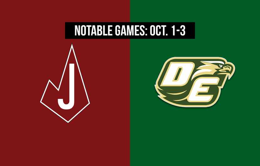 Notable games for the week of Oct. 1-3 of the 2020 season: Converse Judson vs. DeSoto.