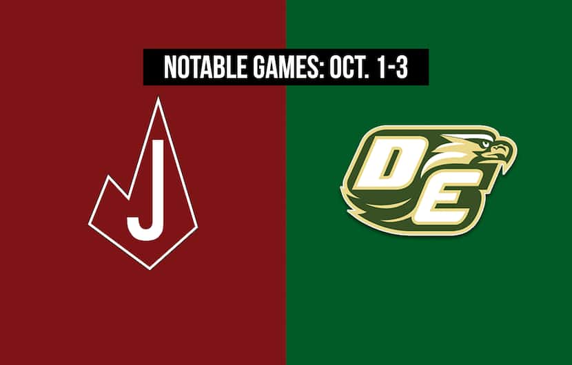 Notable games for the week of Oct. 1-3 of the 2020 season: Converse Judson vs. DeSoto.