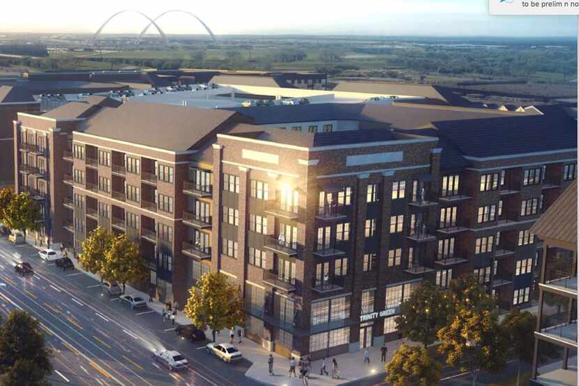 The next phase of the Trinity Green project will be 490 apartments.