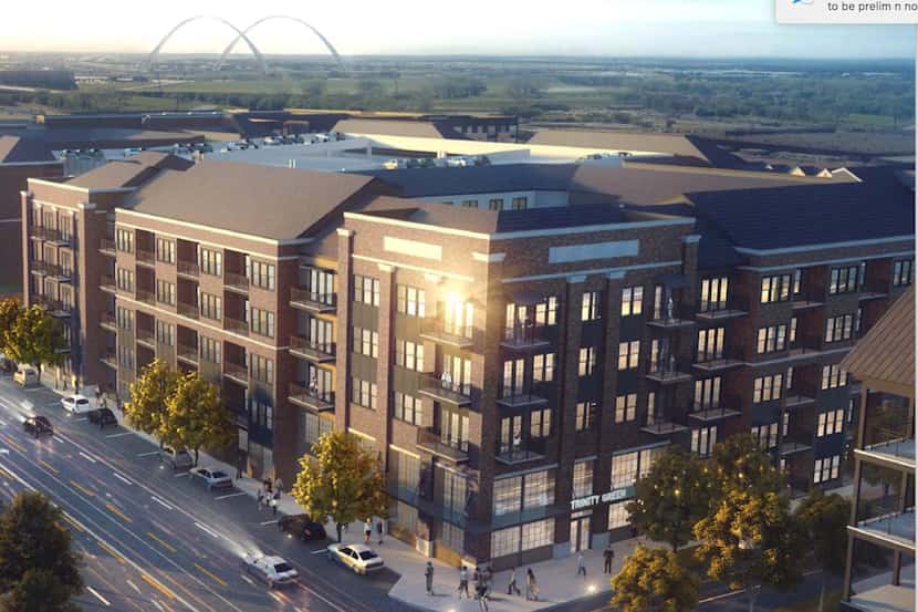 The next phase of the Trinity Green project will be 490 apartments.