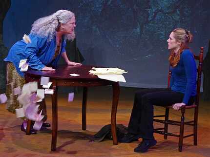 Stephanie Dunnam (left) plays Alida and Catherine D. DuBord plays Beth in 'Breadcrumbs' by...