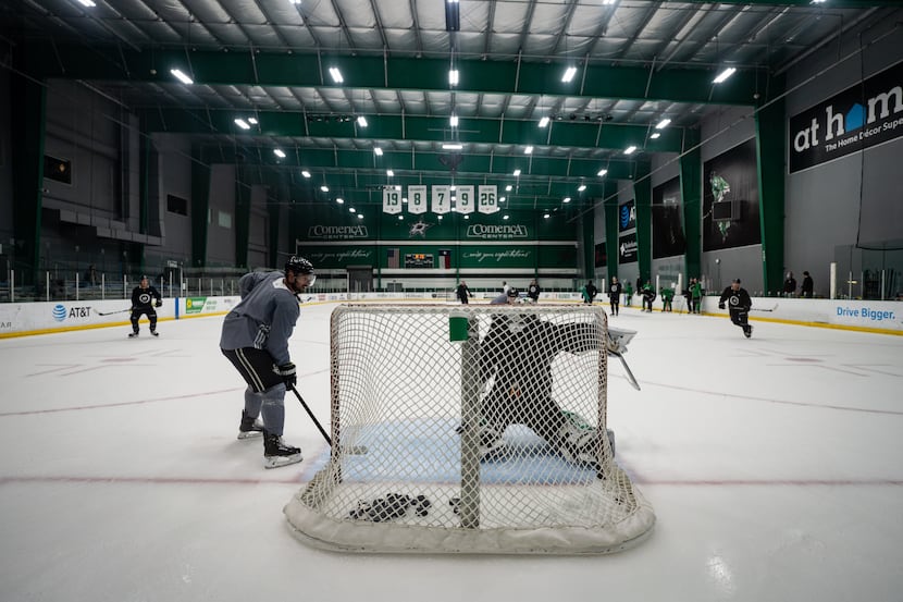 The Dallas Stars opened postseason training camp at the Comerica Center, Monday July 13,...