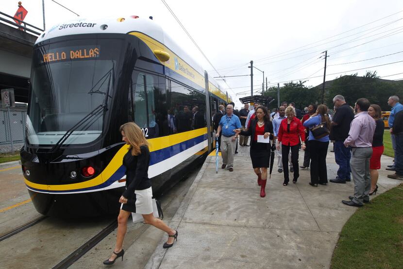 Beginning Aug. 29, DART's downtown-to-Oak Cliff streetcar service will extend into the...