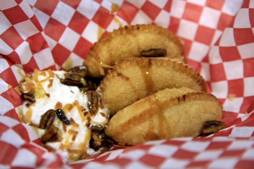 Golden Fried Millionaire Pie pictured during the Big Tex Choice Awards on September 2, 2013...