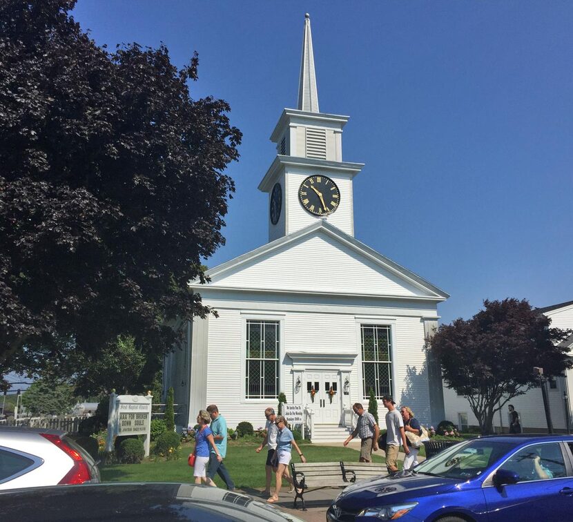 
Hyannis’ First Baptist Church was built in 1825. 


