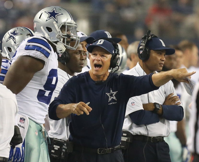 Dallas defensive coach Rod Marinelli is pictured during the Washington Redskins vs. the...