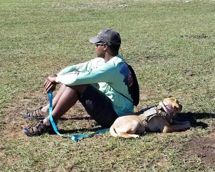 Brandon Thomas got 3-month-old Kaya through DFW Canines for Veterans, a nonprofit that...