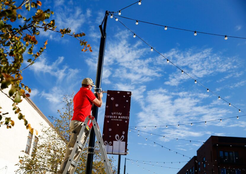 The warm weather belied the holiday signs Lucas Carter posted under sunny skies last week in...