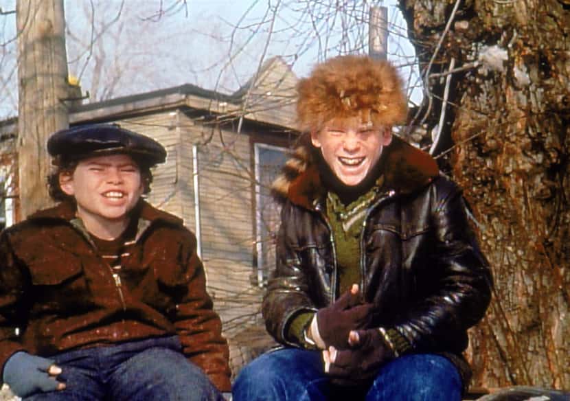 In "A Christmas Story," Grover Dill (Yano Anaya) and Scut Farkas (Zack Ward) wait to torment...