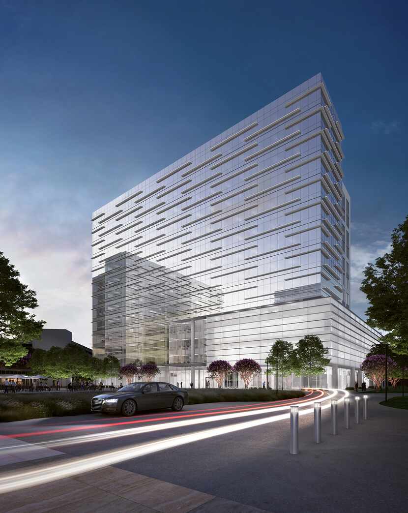 Previous development plans called for offices up to 15 stories tall.