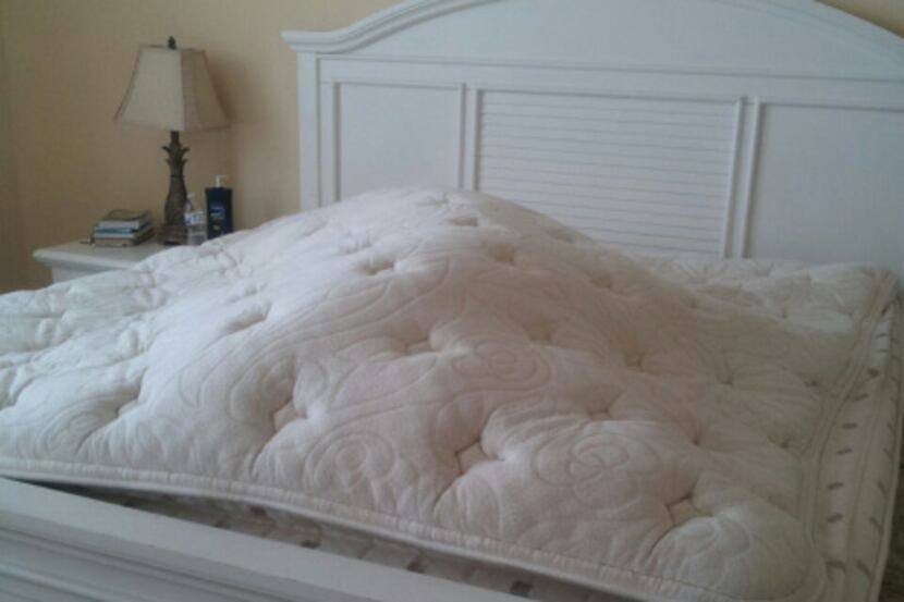 A pillow-top mattress didn't fare well during a family's recent move from Mesquite to...