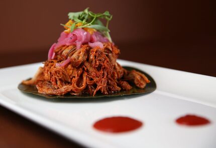 Cochinita Pibil at Mi Dia From Scratch in Plano, Texas on June 8, 2016. (Rose Baca/The...