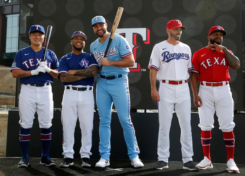 5 facts about the Rangers' new uniforms, including how long Joey Gallo has  wanted to wear powder blue