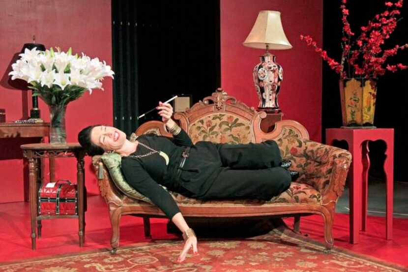 
The character of fashion icon Diana Vreeland played by Diana Sheehan in Full Gallop, a...