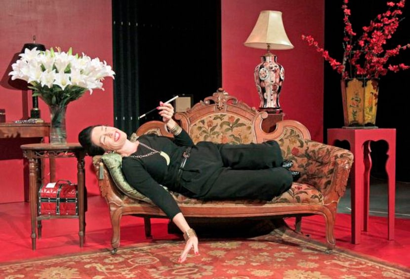 
The character of fashion icon Diana Vreeland played by Diana Sheehan in Full Gallop, a...