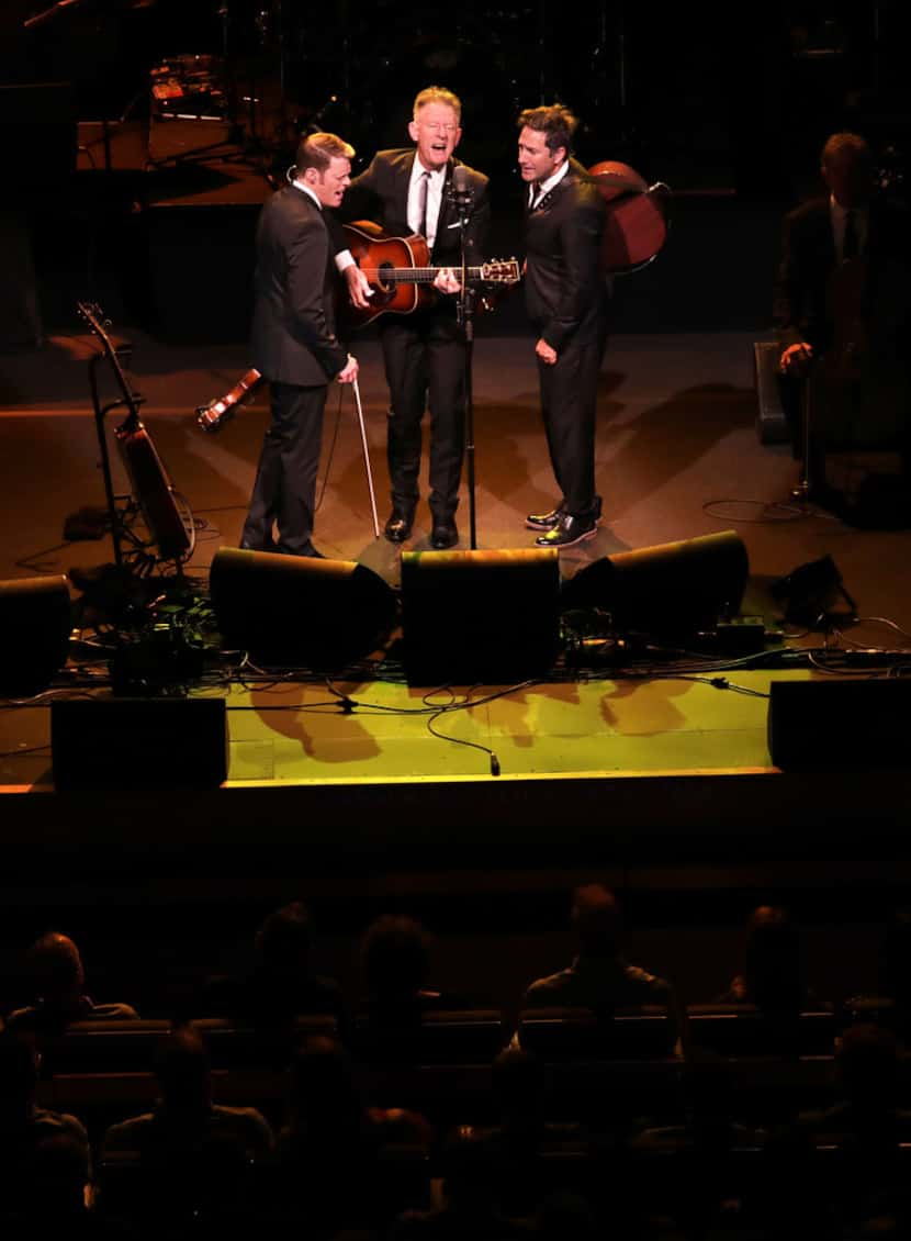 Lyle Lovett performs at the Winspear Opera House in Dallas, Texas, on Aug. 18, 2019. (Jason...