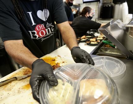 Off the Bone Barbeque is partnering with World Central Kitchen to feed people in Dallas...