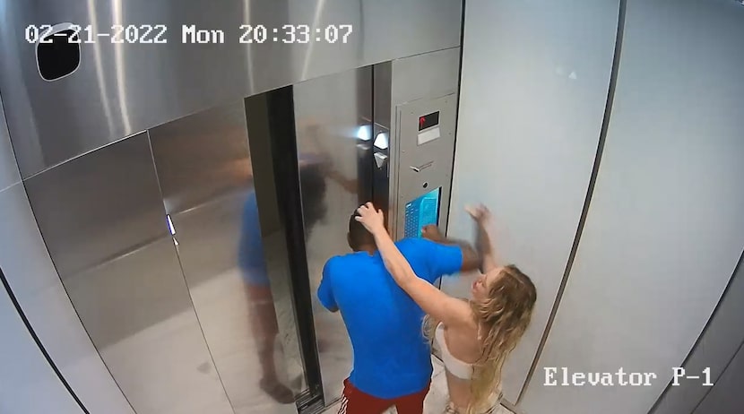 Imagen del video de vigilancia de One Paraiso Residences muestra el enfrentamiento entre...