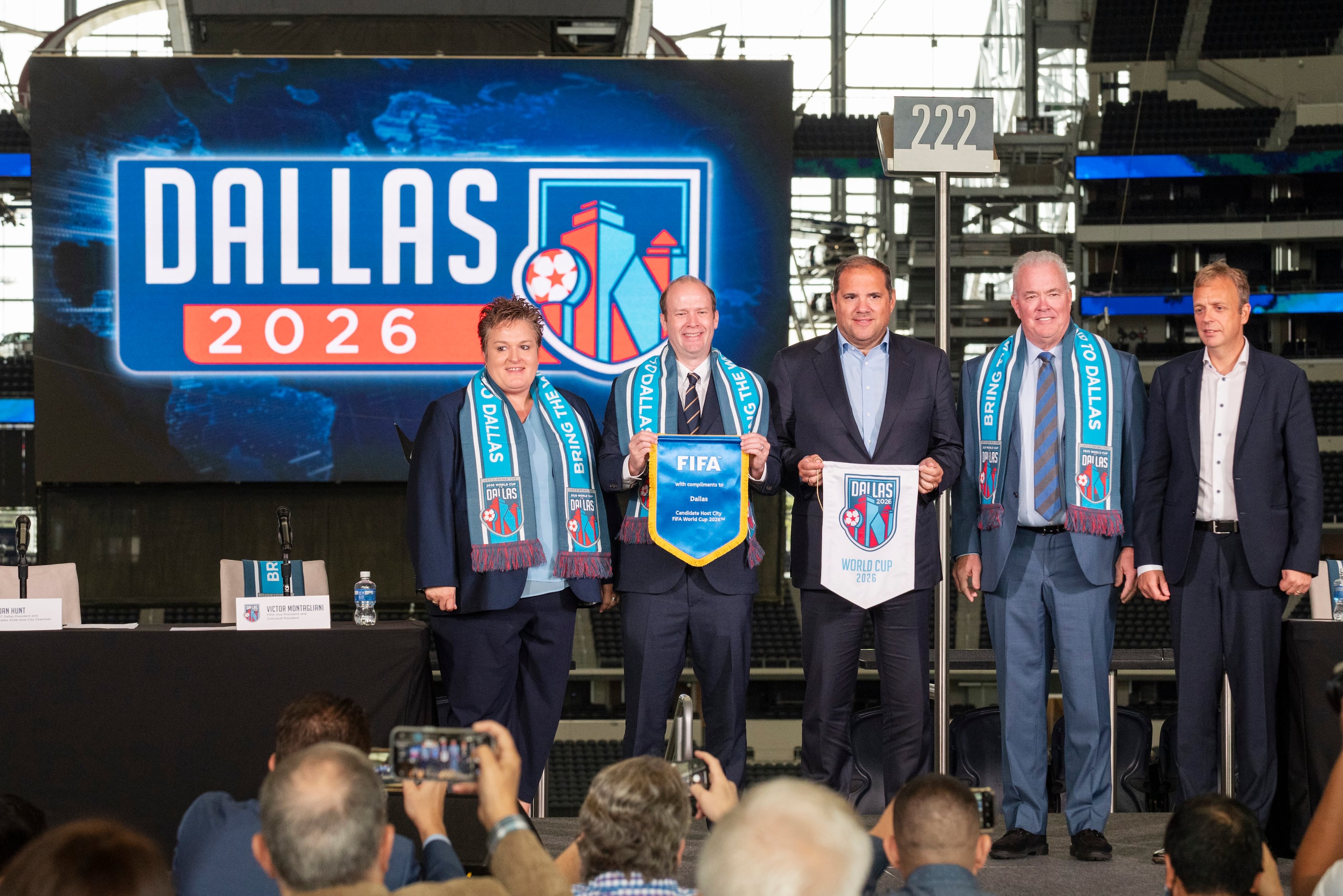 Photos: Local stakeholders pitch AT&T Stadium, Dallas-area to FIFA  delegates for 2026 World Cup matches