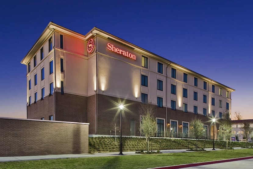 The Sheraton Stonebriar is on S.H. 121 near Legacy Drive.