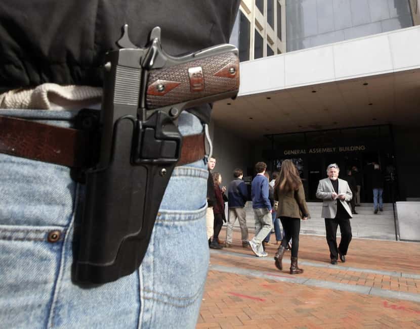 Even though almost any adult in Texas can now openly carry a handgun, the state still sends...