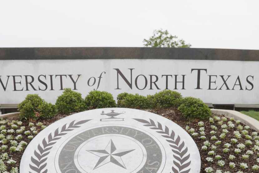 The campus of the University of North Texas, April, 12, 2022