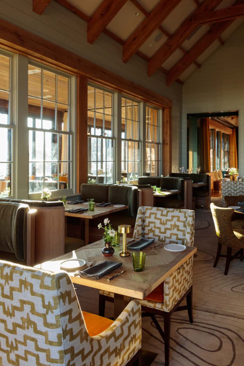 Three Sisters, the flagship restaurant in the main lodge at Blackberry Mountain, has a...