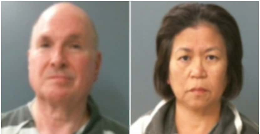 Tad W. Taylor and his wife, Chia Jean Lee, were booked into the Fannin County Jail to await...