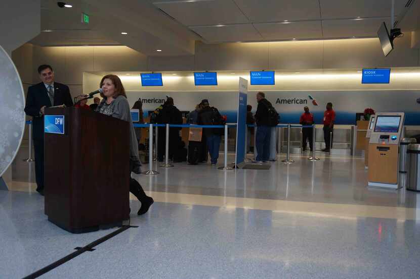  Andrea Huguely of American Airlines talks about improvements AA has been implementing and...