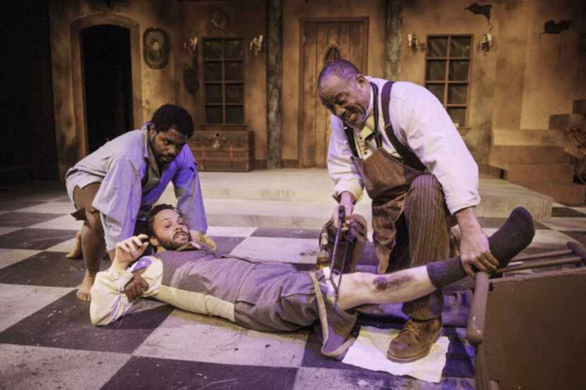 "The Whipping Man" stars (from left) Christopher Dontrell Piper, Christian Taylor and Hassan...