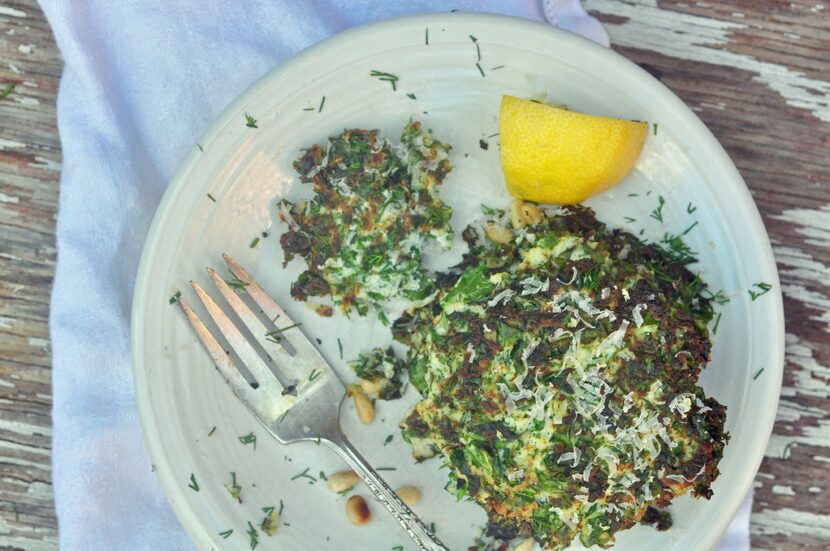 Kale Ricotta Fritters