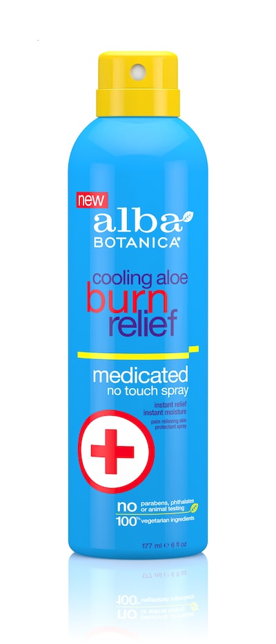 Alba Botanica Cooling Aloe Burn Relief Spray, Whole Foods Market, $15.99