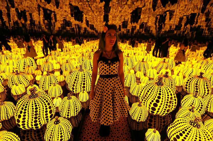 Lyza Hernandez looks at the Yayoi Kusama's installation: All the Eternal Love I Have for the...