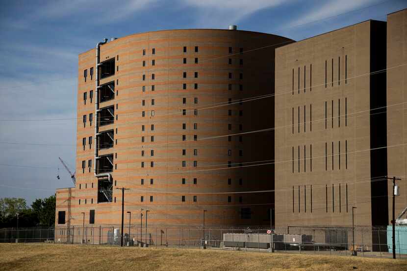 The Dallas County Jail's North Tower Detention Facility on Tuesday, Aug. 16. County Judge...