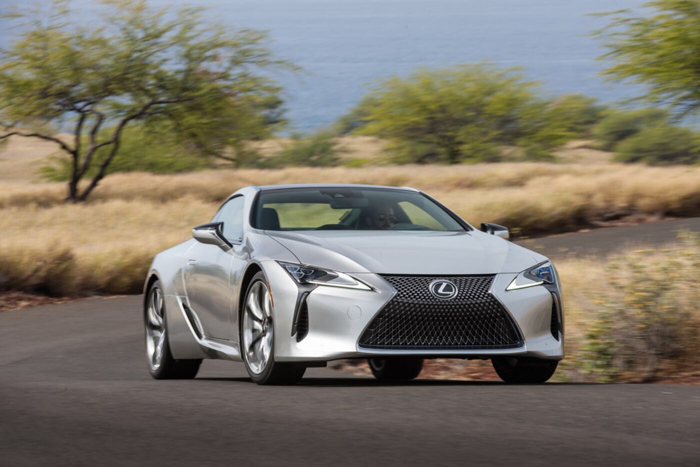 The 2018 Lexus LC 500 coupe starts at $92,000.